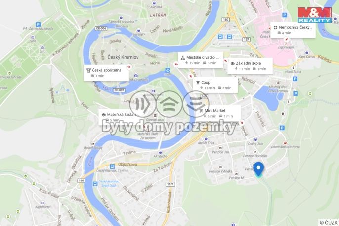 Prodej, Pozemek k bydlení, Český Krumlov