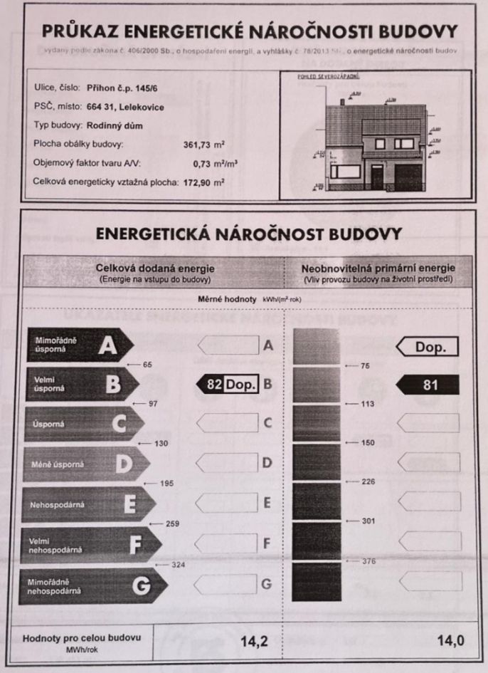 Prodej, Rodinný dům, Lelekovice