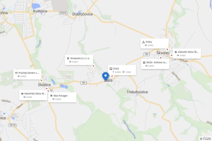 Pronájem, Byt 4+1, Zlatá