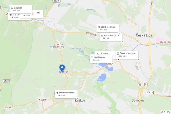 Pronájem, Zahrada, Stružnice