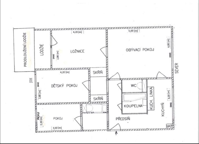Prodej, Byt 4+1, Ostrava
