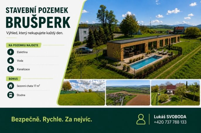 Prodej, Pozemek k bydlení, Brušperk