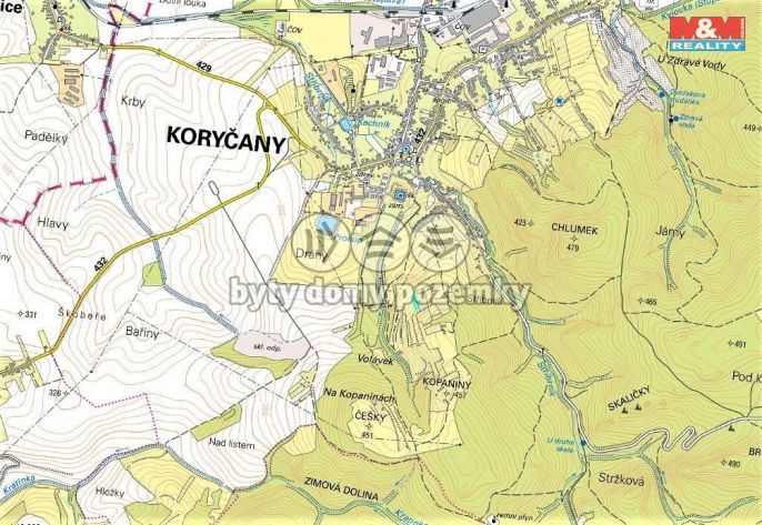 Prodej, Pole, Koryčany