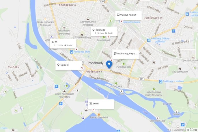 Prodej, Byt 1+1, Poděbrady