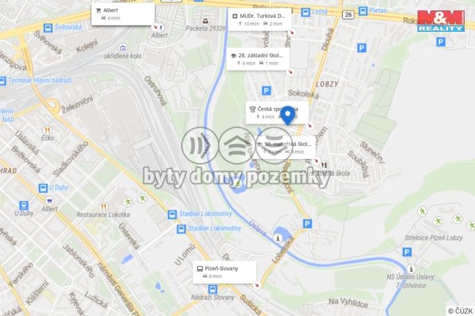 Pronájem, Byt 2+1, Plzeň