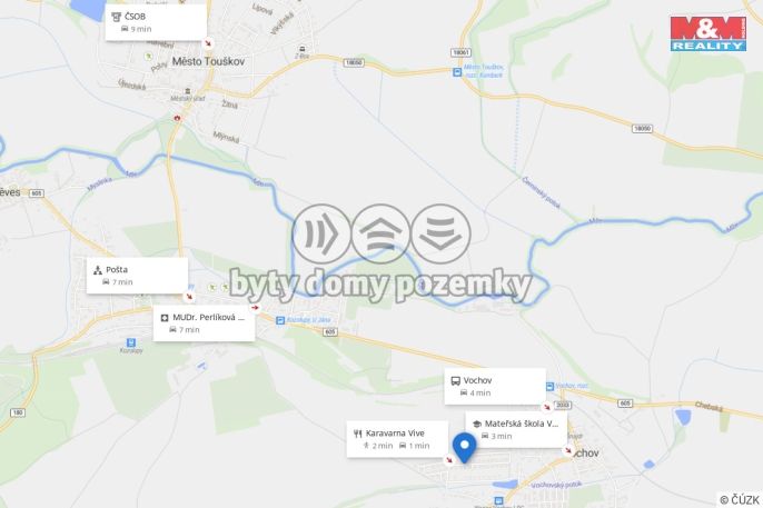 Pronájem, Byt 3+kk, Vochov