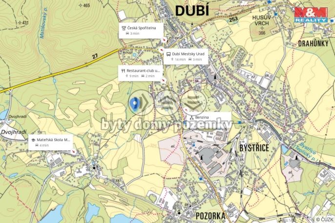 Prodej, Pozemek k bydlení, Dubí