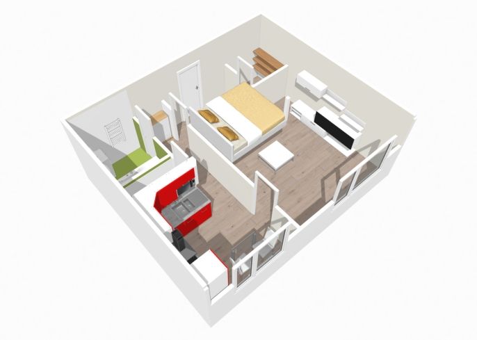 Prodej, Byt 1+1, Liberec