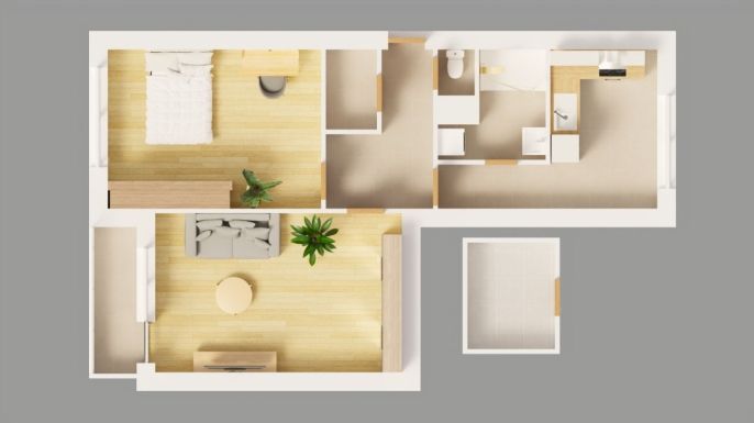 Prodej, Byt 2+1, Bohušovice nad Ohří