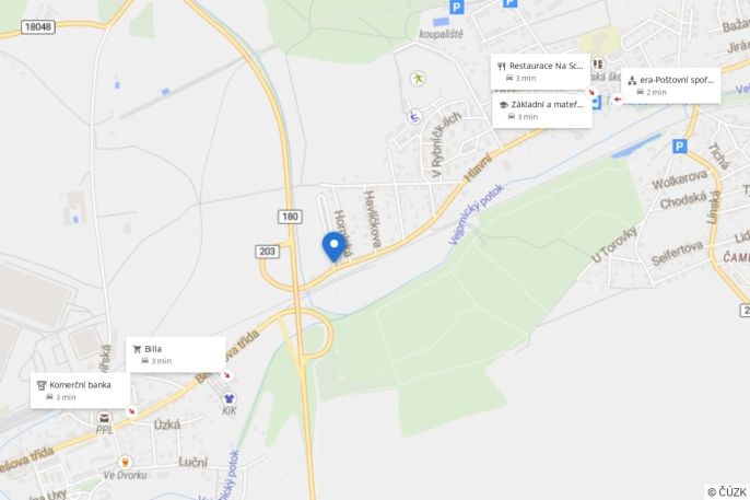 Pronájem, Byt 2+kk, Tlučná