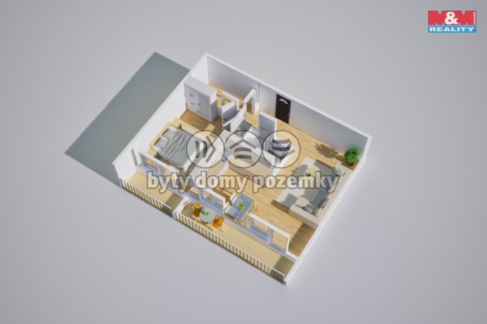 Prodej, Byt 2+kk, Teplice