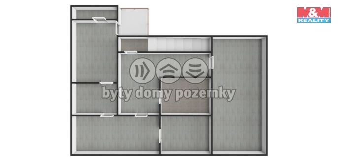 Prodej, Byt 4+1, Kladno