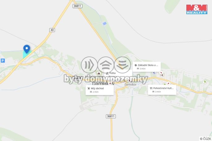 Prodej, Pozemek k bydlení, Damníkov