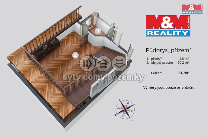 Prodej, Byt 4+1, Děčín