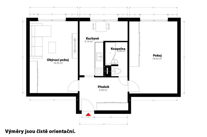 Prodej, Byt 2+1, Klatovy