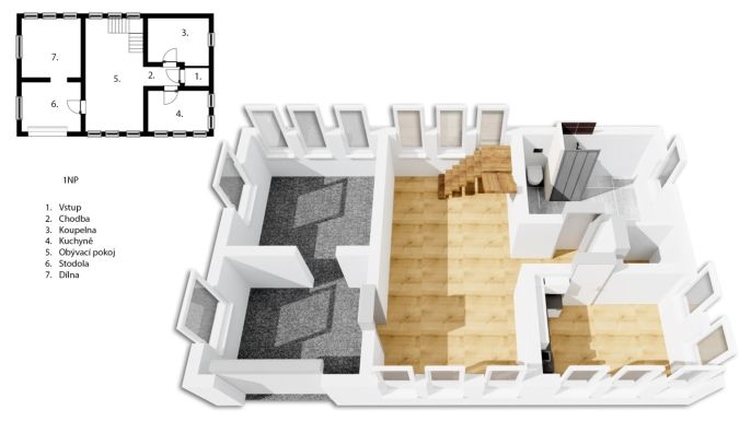 Prodej, Chalupa, Chřibská