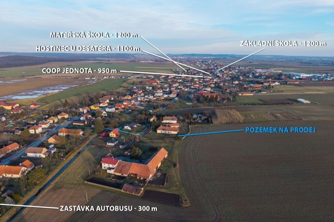 Prodej, Pozemek k bydlení, Dolní Ředice