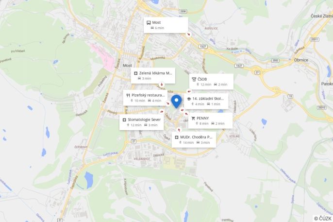 Prodej, Byt 2+1, Most