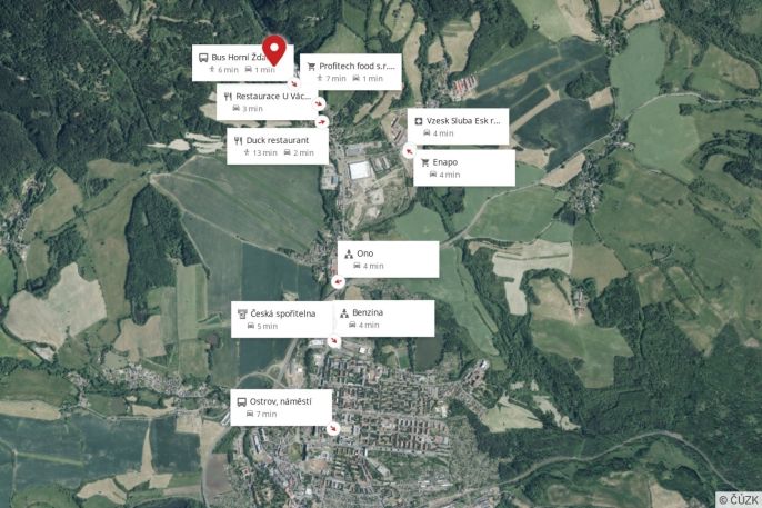 Pronájem, Byt 1+kk, Ostrov