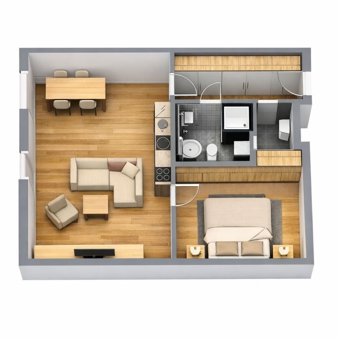 Prodej, Byt 2+kk, Praha