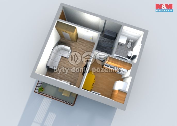 Prodej, Byt 1+1, Ralsko