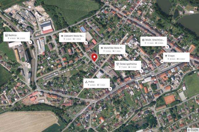 Pronájem, Restaurace, stravování, Radnice