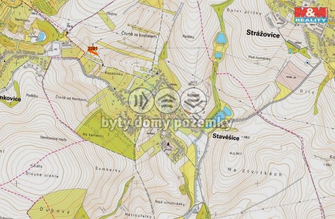 Prodej, Pole, Stavěšice