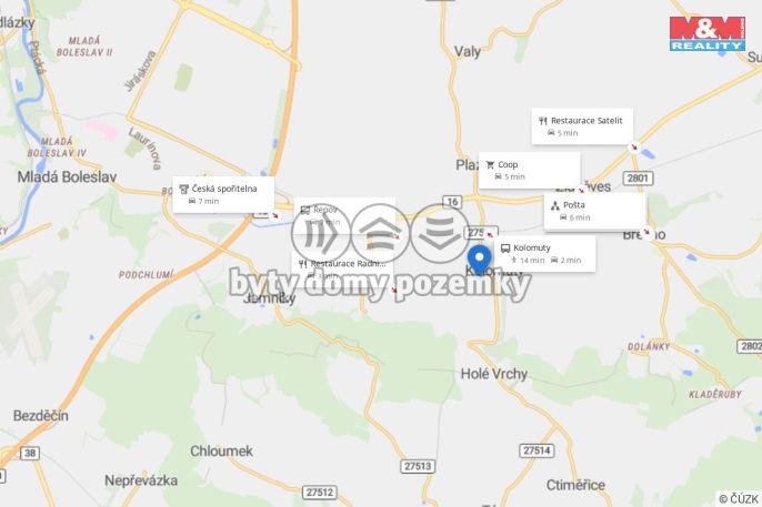 Pronájem, Výrobní objekt, Kolomuty