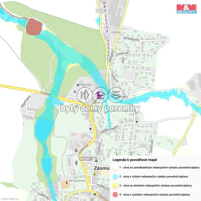 Pronájem, Byt 2+kk, Zásmuky