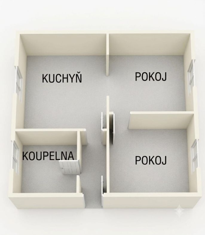 Prodej, Byt 2+1, Horní Slavkov