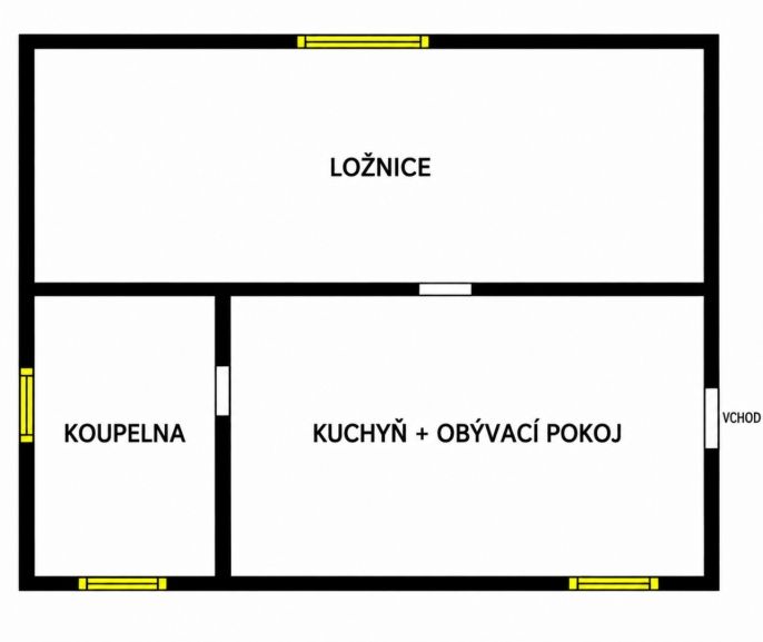 Prodej, Byt 1+1, Hranice