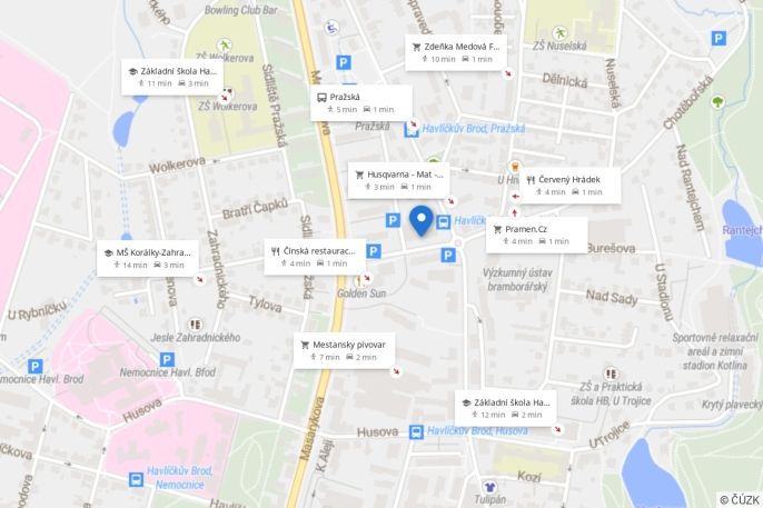 Pronájem, Byt 2+1, Havlíčkův Brod