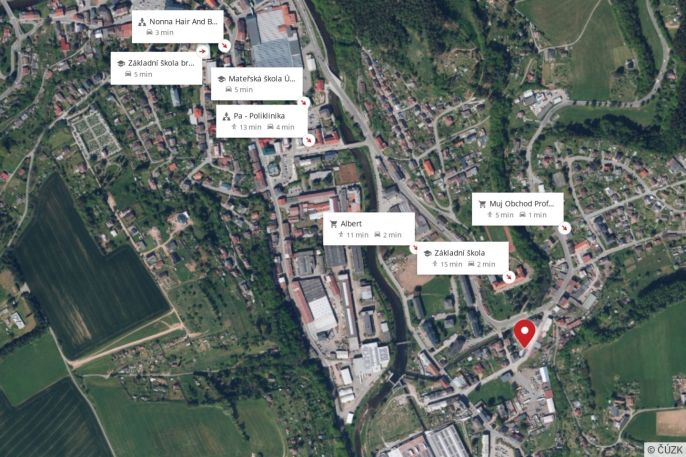 Pronájem, Byt 2+1, Úpice