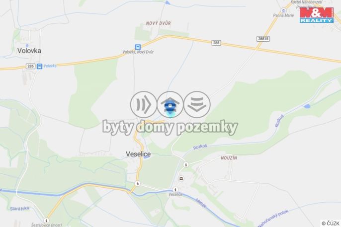 Prodej, Pozemek k bydlení, Velká Jesenice