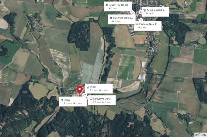 Prodej, Pozemek k bydlení, Šárovcova Lhota