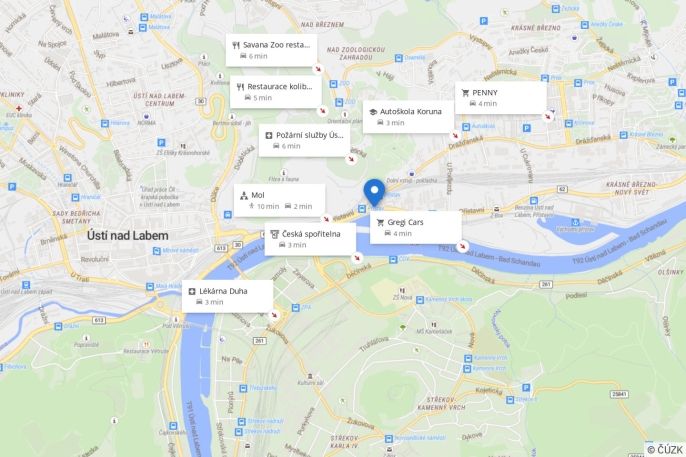 Pronájem, Kancelářský prostor, Ústí nad Labem