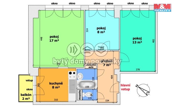 Prodej, Byt 3+1, Ostrava