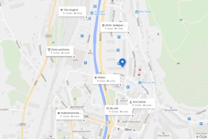 Prodej, Byt 2+1, Bílina