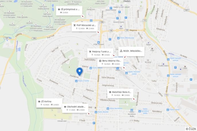 Pronájem, Byt 1+kk, Vlašim