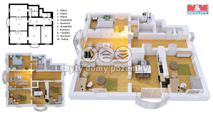 Prodej, Byt 4+1, Praha