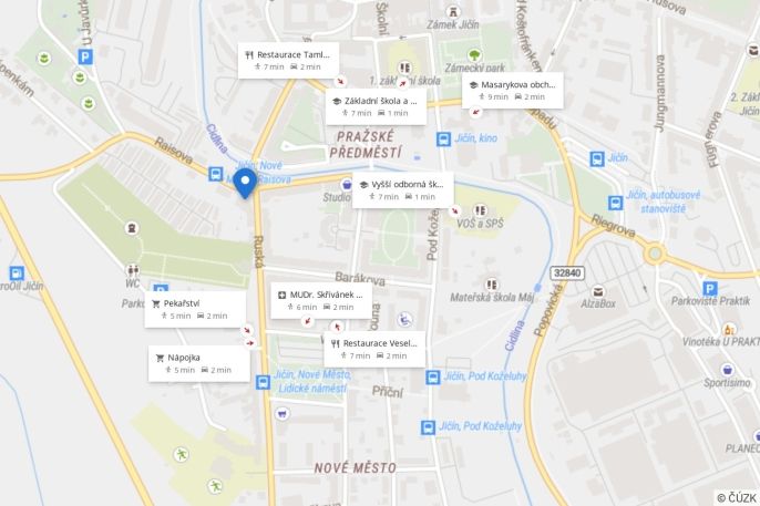 Pronájem, Byt 2+kk, Jičín