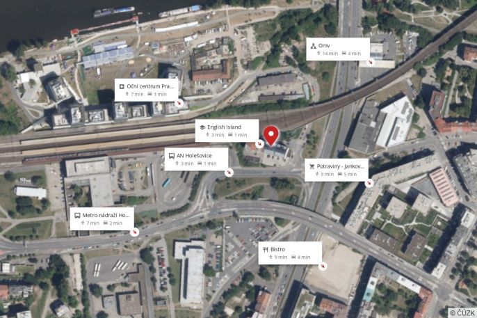 Pronájem, Byt 2+kk, Praha