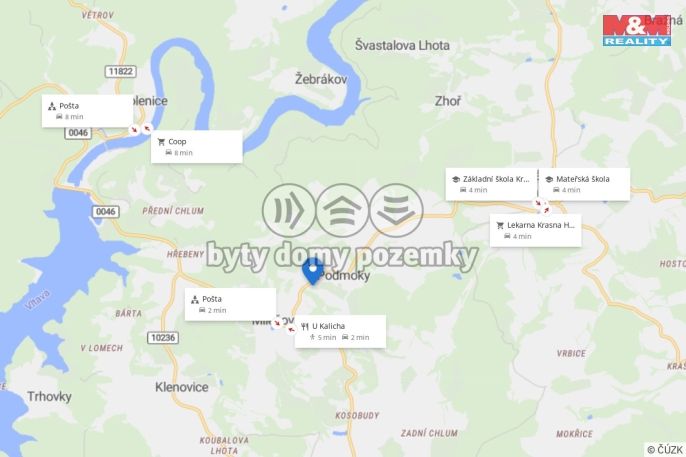 Prodej, Pozemek k bydlení, Milešov