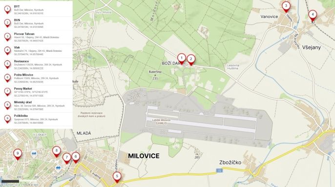 Prodej, Byt 2+1, Milovice