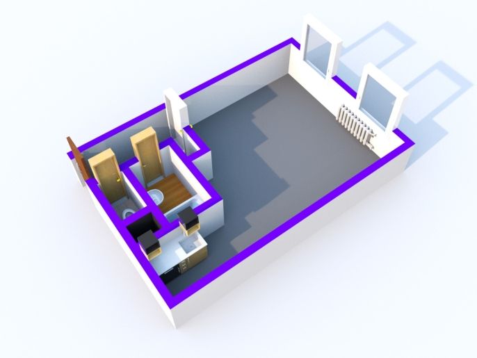 Prodej, Byt 1+kk, Ústí nad Labem