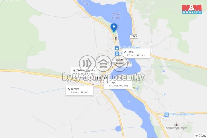 Prodej, Pozemek k bydlení, Lnáře