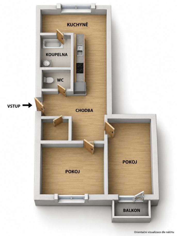 Prodej, Byt 2+1, Žamberk