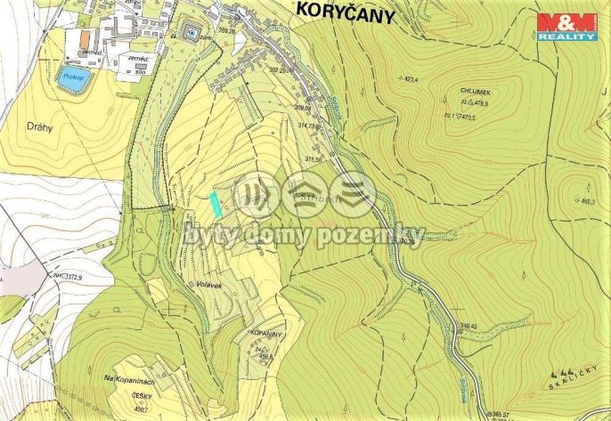 Prodej, Pole, Koryčany