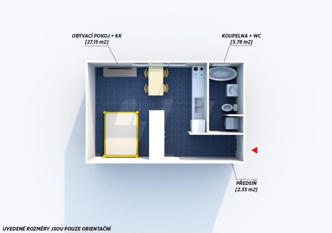 Prodej, Byt 1+kk, Plzeň