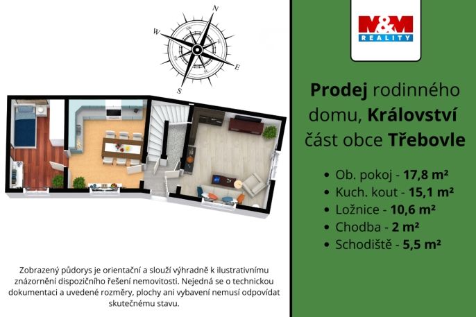 Prodej, Rodinný dům, Třebovle